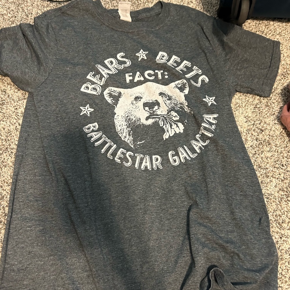 the office dwight theme shirt gray